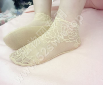 小樱蕾丝短袜